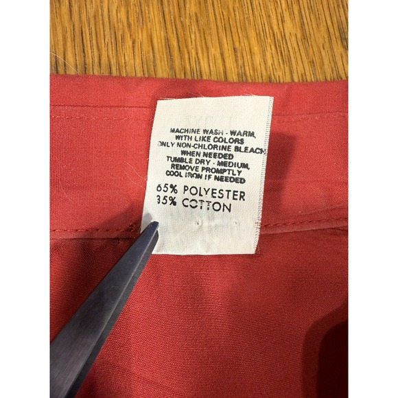 Malco Modes Vintage Western Pearl Snap Shirt Red XXL Tall USA Rodeo Cowboy - Picture 4 of 7